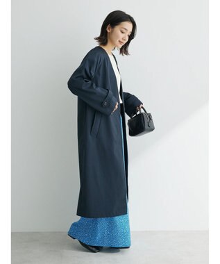 Green Parks 花粉防止　着流しコート Navy