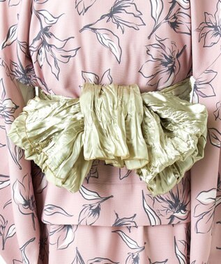 Feroux 【洗える・2WAY】 簡単着付け 浴衣 3点セット ピンク系4