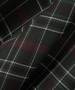 組曲 L シアーツイルチェック フレアスカート グリーン系9