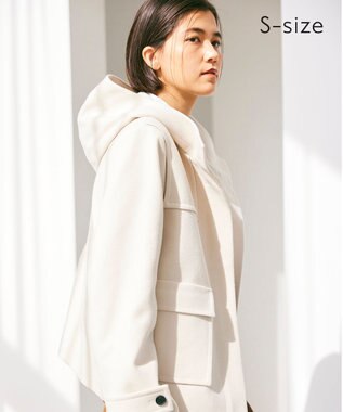 BEIGE， 【S-size】CHABANAIS / フーデットコート Ecru