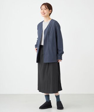 SHARE PARK LADIES 【UNISEX】撥水加工 フレックスカーディガン（XS・S・Mサイズ） アッシュネイビー