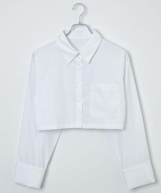 WEGO カラーショートシャツ ホワイト