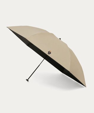 MOONBAT 【遮光率100％/遮熱/UV/軽量】POLO RALPH LAUREN（ポロ ラルフローレン）晴雨兼用日傘  ポロベア 折りたたみ傘 ユニセックス ベージュ