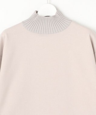 J.PRESS LADIES S ニードルパンチ ハイネック カットソー ベージュ系