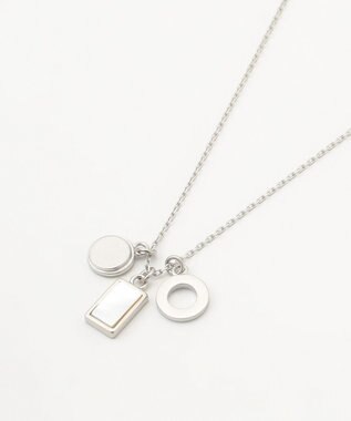 J.PRESS LADIES シェル ネックレス シルバー系