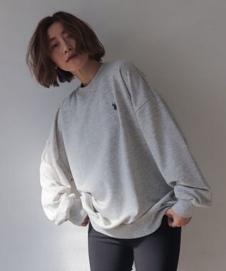 WEGO 【WEB限定/ユニセックス着用ITEM】別注USPOLOワンポイントPO 杢グレー