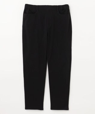 ANY 【ウエストゴム/ストレッチ/UVカット】大人の7daysデイリー パンツ ブラック