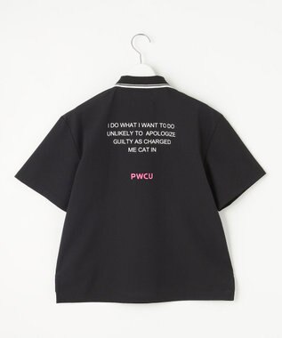 PW CIRCULUS 【UV遮蔽率95.3% UVカット / 速乾 / ストレッチ】【WOMEN】PW NEW ベーシックポロ ゴルフウェア レディース ブラック系