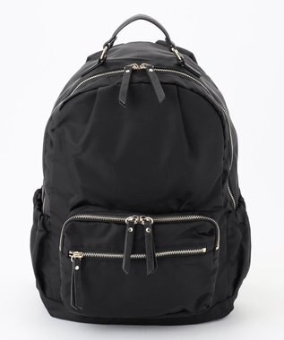 LA BAGAGERIE 【MONICA】13ポケットナイロンリュック グレージュ