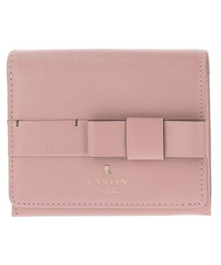 LANVIN en Bleu シャリテ 内BOX二つ折り財布