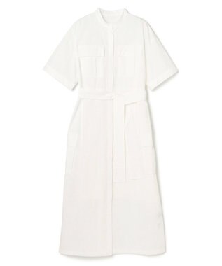 uncrave カラータイプライター シャツワンピース オフ