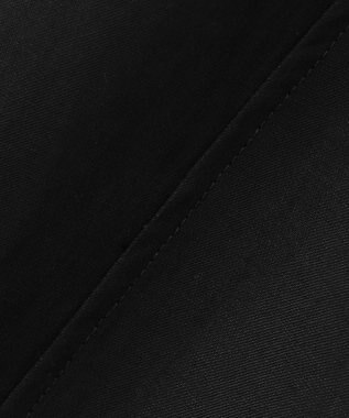 BEIGE， BERNARD / リネン混 フロントジップ スタンドカラードレス Black