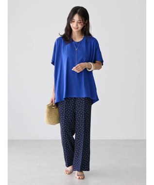 AMERICAN HOLIC 抜け衿カットプルオーバー Blue