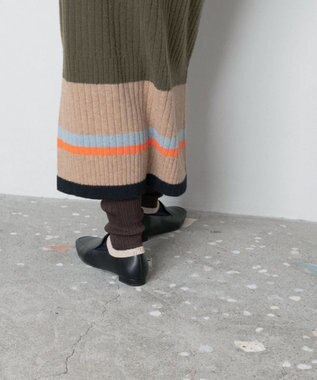 TRICOTE MULTI RIB LEGGINGS／マルチリブレギンス 89D.BROWN