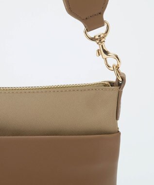 TOPKAPI 【Breath TOPKAPI】LINEA リネア レザーコンビ スワローマチ ショルダーバッグ ブラウン