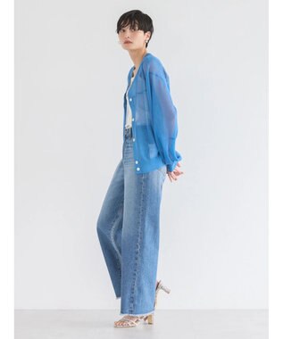 AMERICAN HOLIC 接触冷感２ＷＡＹシアーニットカーディガン Blue