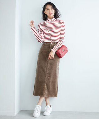 23区 キルティングチェーン ショルダー バッグ レッド系