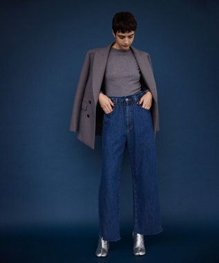 NAVE 【Nave・手洗い可】リュクスウール クルーネックニット ライトグレー系