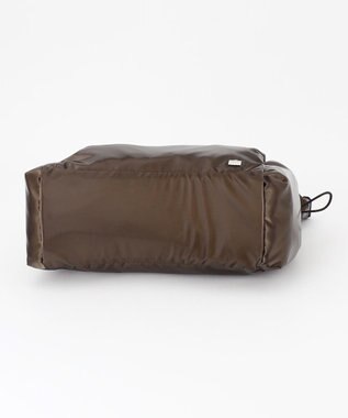 LA BAGAGERIE メタリックドロストポケット　ショルダーバッグ チョコ