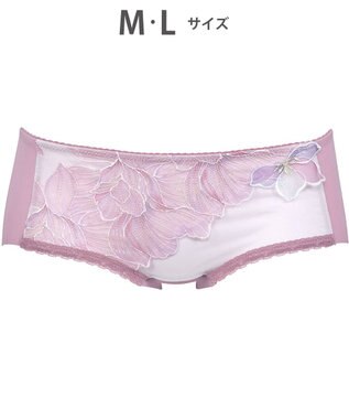 Wing Wing Lesiage　【2750シリーズ】ペアショーツ　アウターにひびきにくい　はきこみ丈あさめ　ウイング／ワコール　PF2751 ロマンピンク