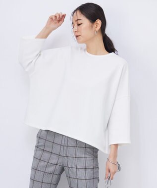 ICB L 【洗える】 エアーダンボール プルオーバー オフホワイト系