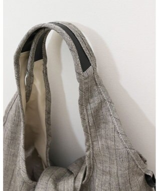 MORROW by thank DREW トートバッグSサイズ ベージュ　リネン混