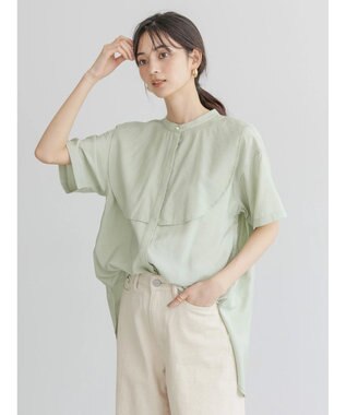 AMERICAN HOLIC フロントフリルブラウス Mint