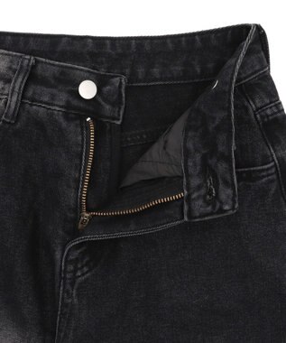 WEGO フェイクシャツスリーブデニム ブラック