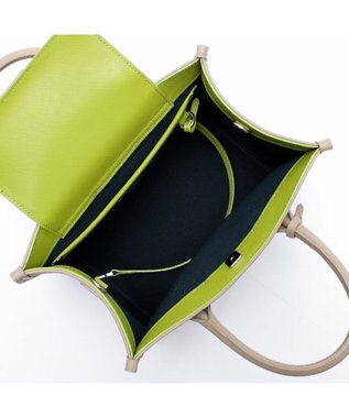 A.D.M.J. 【ファブリック】オフィサー/イタリアンファブリックヘリ巻きトートS ネイビー