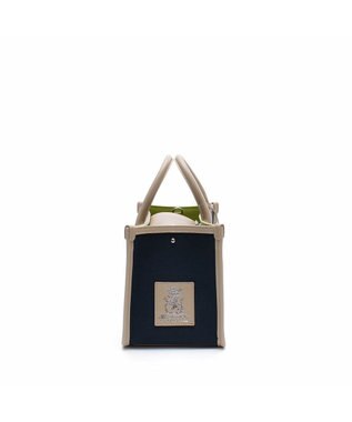 A.D.M.J. 【ファブリック】オフィサー/イタリアンファブリックヘリ巻きトートS ネイビー