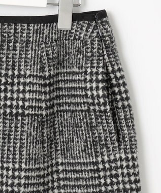 J.PRESS LADIES ウールシルクツイードグレンチェック スカート モノトーン系3