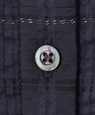 組曲 S ラメシアーチェック ワンピース ネイビー系3