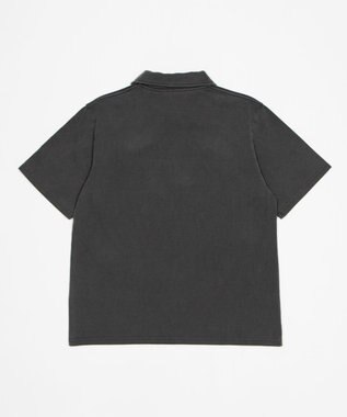 WEGO 【ユニセックス着用ITEM】ブリーチカノコハーフZIPポロ（SS） ブラック