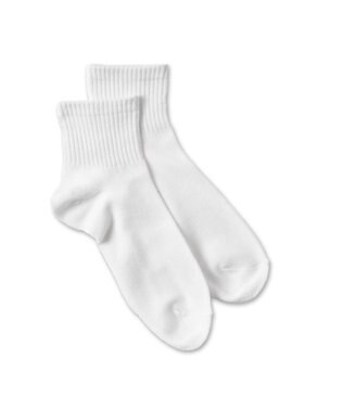 WEGO 無地アンクルソックス ホワイト