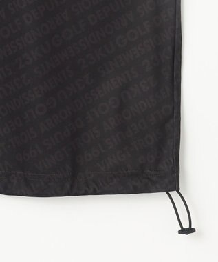 23区GOLF 【WOMEN】エアリージャージストレッチプルオーバー フェイクレイヤード ブラック系5