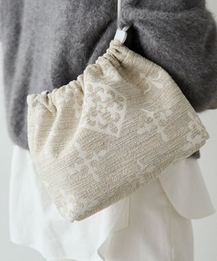 russet 【PEANUTS×russetコラボ第三弾】クリアトート×巾着セットバッグ(CE-1592) Tweed