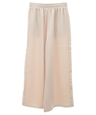 Green Parks つやサテンパンツ Light Beige