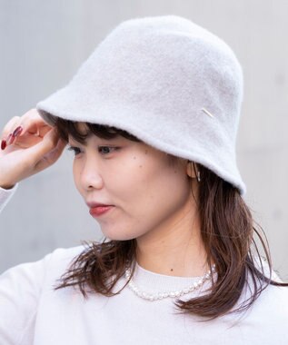 ATRENA 【日本製】FLUFFLY ウールバケットハット アイボリー
