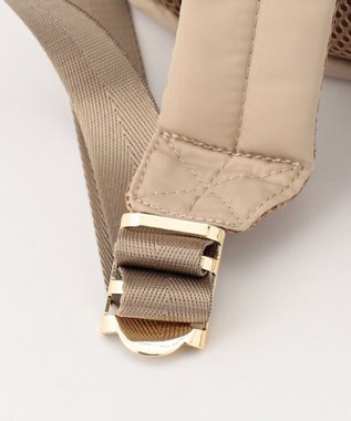 LA BAGAGERIE 【MONICA】13ポケットナイロンリュック ベージュ