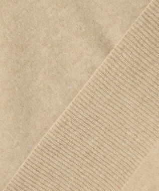 23区 L CARIAGGIウールカシミヤ Vネック ニット ベージュ系
