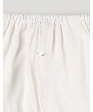 une nana cool 【綿混】あくびのお嬢さんの裏毛フーディーパジャマ ホワイト