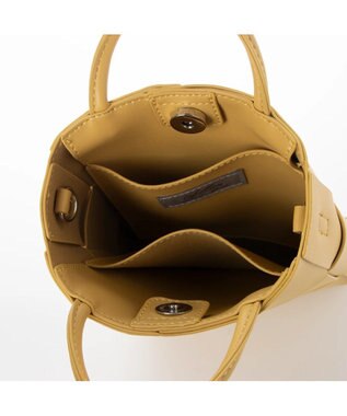 UNBILLION cachecache イントレチャートミニショルダーバッグ イエロー