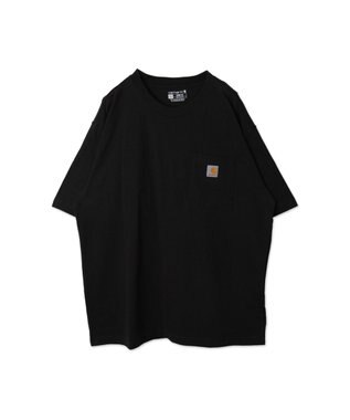 WEGO 【CARHARTT/ユニセックス着用ITEM】CARHARTTワンポイントポケットT(SS) ブラック