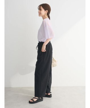 Green Parks シアーきらきらニットプルオーバー Purple