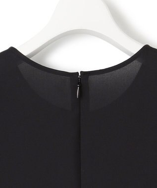 23区 S 【一部店舗限定/UVカット/洗える】ライトウェイトツイル ケープ付き ワンピース ブラック系