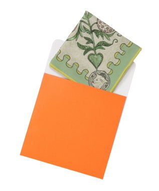 MOONBAT SWASH LONDON(スウォッシュロンドン） コットンハンカチーフ  BERRY 52×52 日本製 ライトグリーン