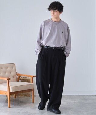 WEGO 【ユニセックス着用ITEM/MLサイズ展開】U.S. POLO ASSN.ワンポイント刺繍LST グレー