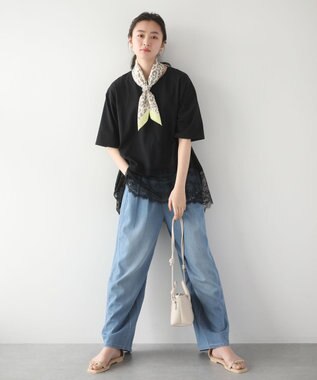 Green Parks 【接触冷感】ＵＶ対策アニマル柄スカーフ Yellow