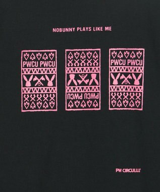 PW CIRCULUS 【吸水速乾 / UV遮蔽率99.5% UVカット / ストレッチ】【WOMEN】DELFT ロングスリーブモックT ゴルフウェア レディース ブラック系