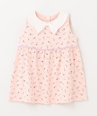 組曲 KIDS 【80-90cm】Tulips Shower ワンピース ベビーピンク系5